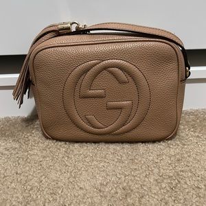 Gucci pebbled calfskin soho bag